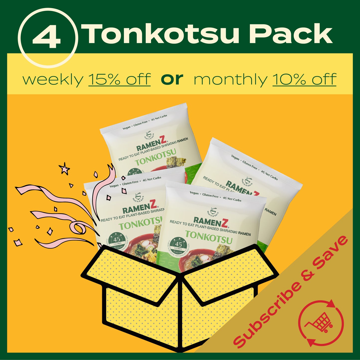 Ramen Z Vegan Tonkotsu Ramen Subscription