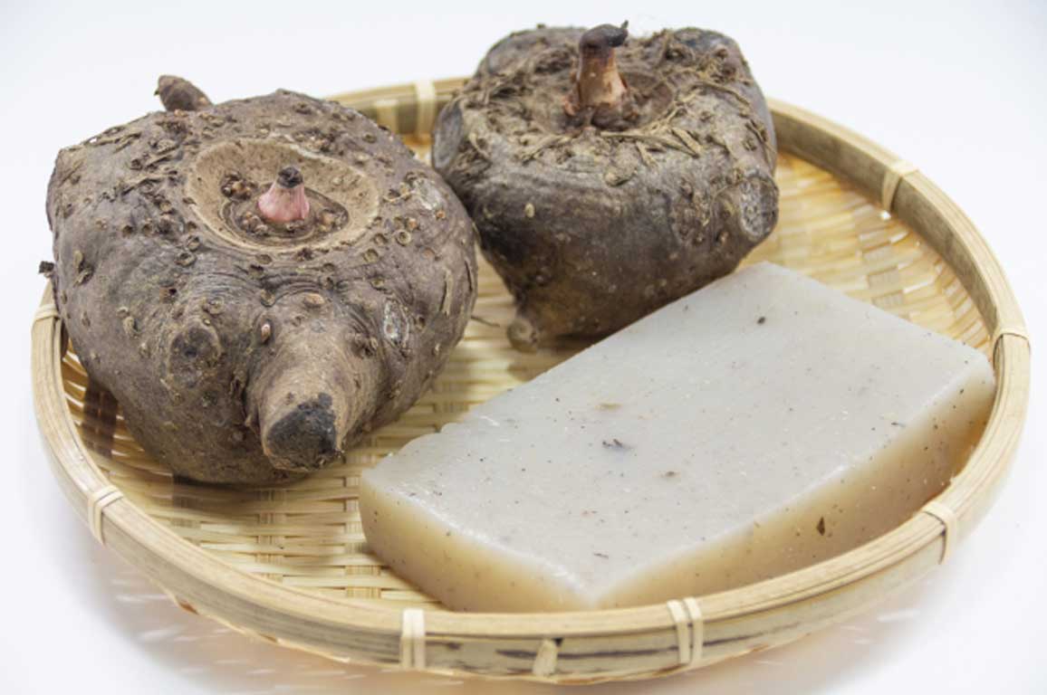 Konnyaku root and konnyaku | RAMEN Z