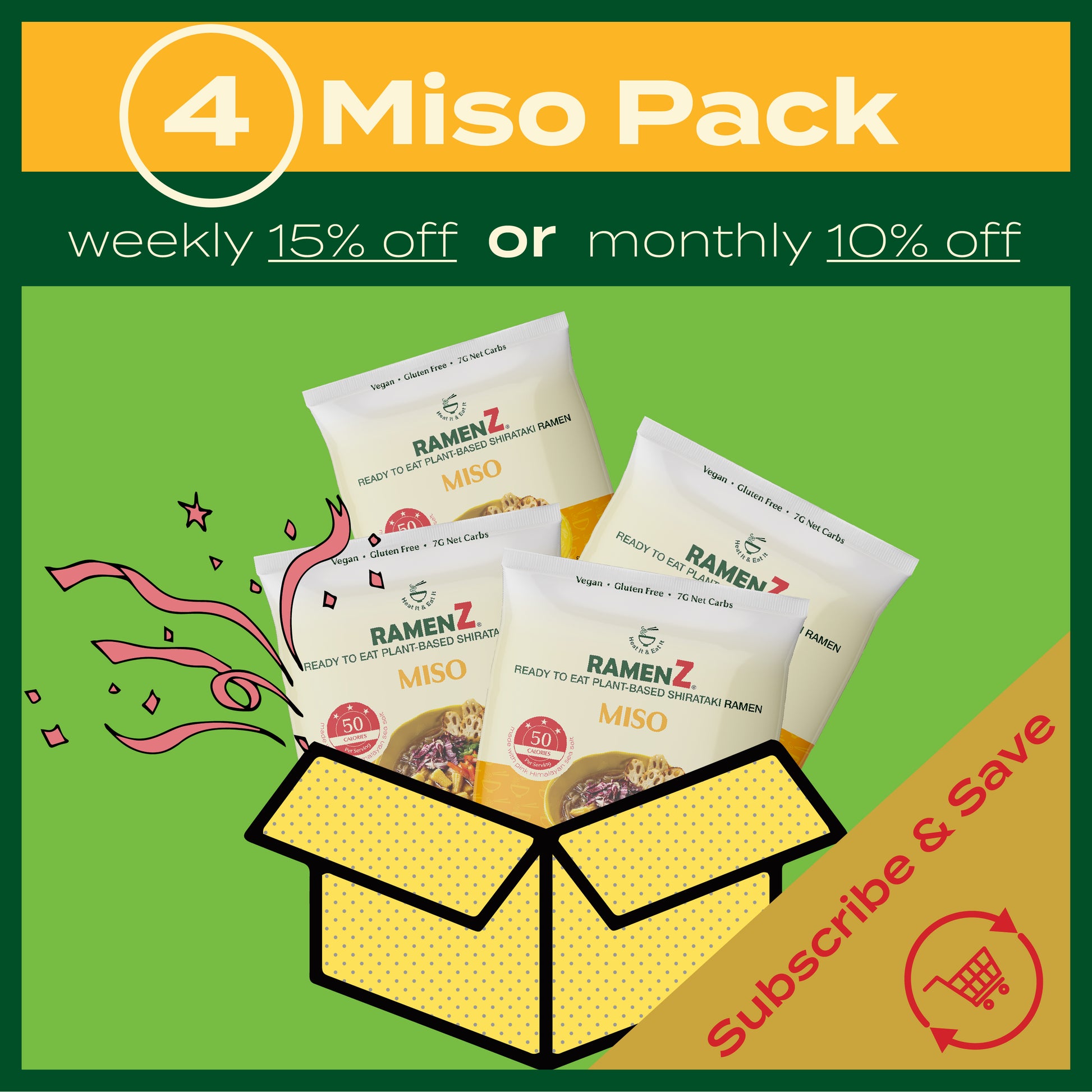 Ramen Z Vegan Miso Ramen Subscription