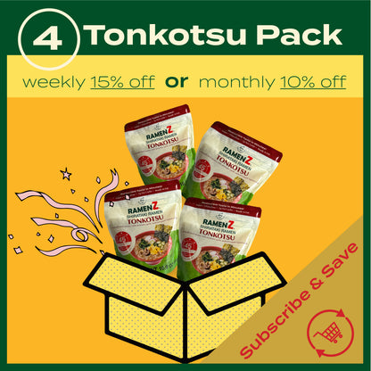Tonkotsu 4 pack Subscription