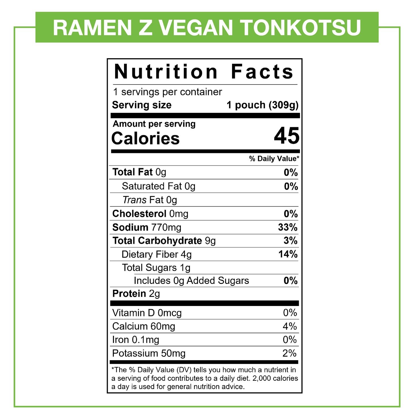 Ramen Z Tonkotsu 4 Pack – Ready-to-Eat Shirataki Ramen