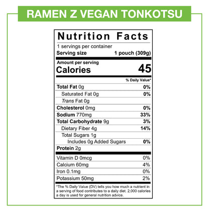 Ramen Z Tonkotsu 4 Pack – Ready-to-Eat Shirataki Ramen