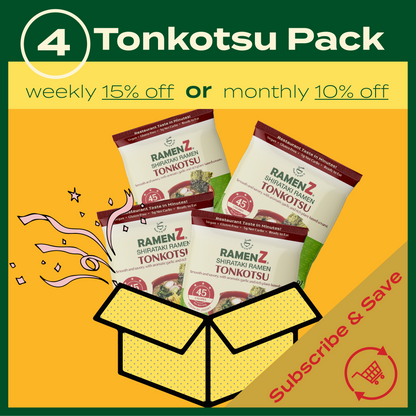 Tonkotsu 4 pack Subscription